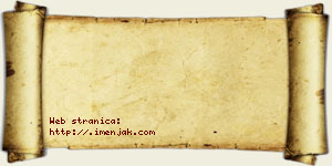 Dijana Dedović vizit kartica